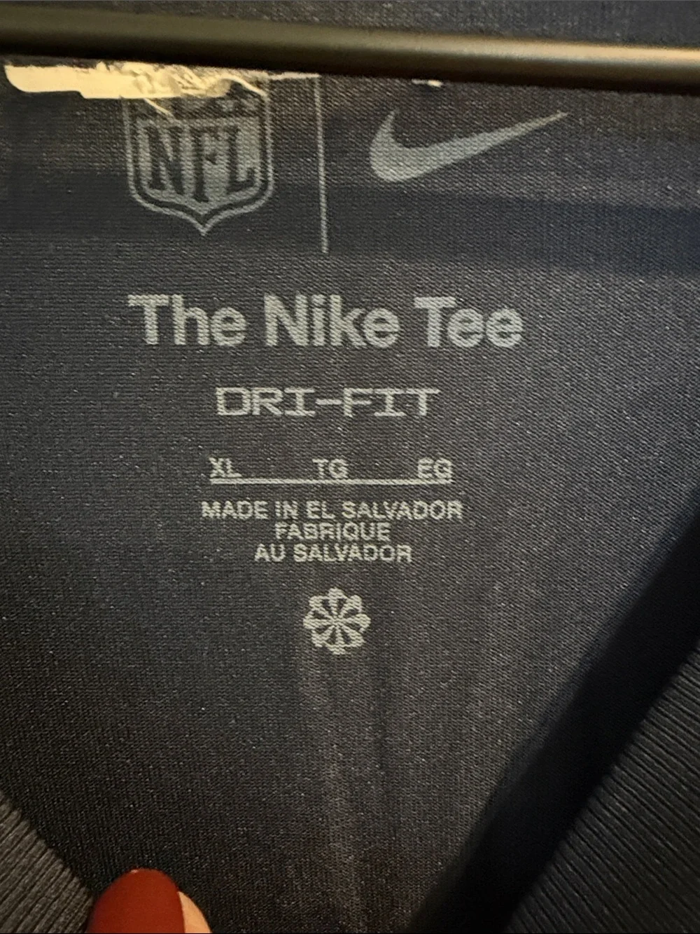 Nike Men’s Navy Dallas Cowboys Long-Sleeve Tee